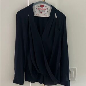 Trove Navy Blue Blouse